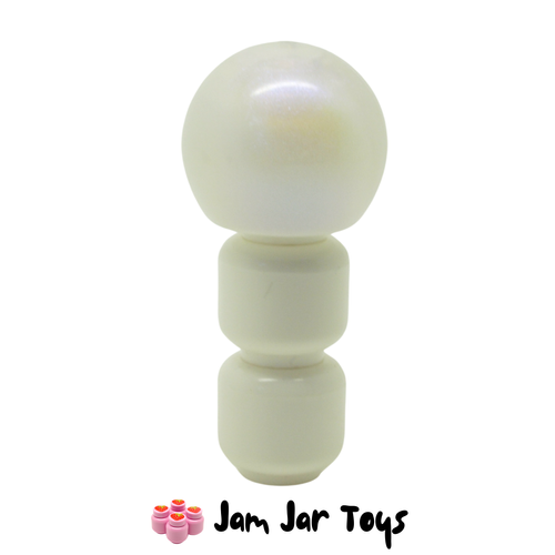 LEGO Round Sphere Helmet Trans-Clear Opal
