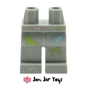 LEGO® Light Bluish Grey Legs with Paint Spots L62