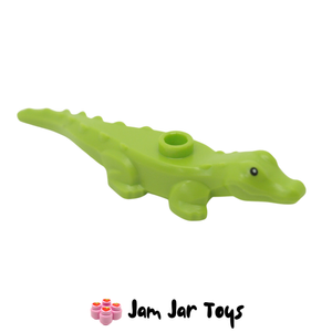 LEGO® Baby Alligator / Crocodile Lime, Black Eyes. P87