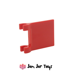 LEGO® Red Flag 2 x 2 Square, Flared Clip Edge A197