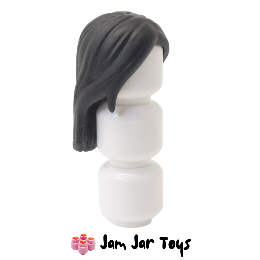 LEGO Amanda / Mulan Hair Long, Parted in Front and Swept Back Over