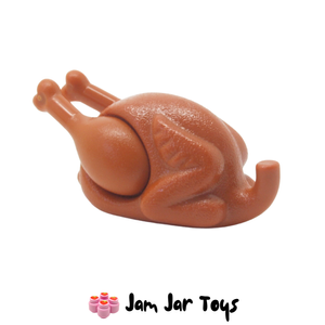 LEGO® Dark Orange Turkey with Drumsticks KF32