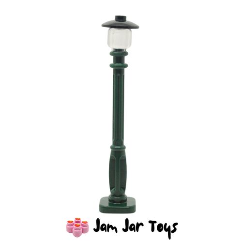 LEGO Dark Green Lamp Post, Black Cowl