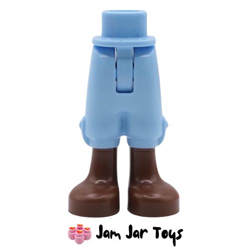L246 Light Blue Minidoll Trousers, Reddish Brown Boots 6477324