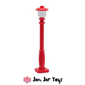 LEGO® Red Lamp Post 2 x 2 x 7 with 4 Base Flutes A366