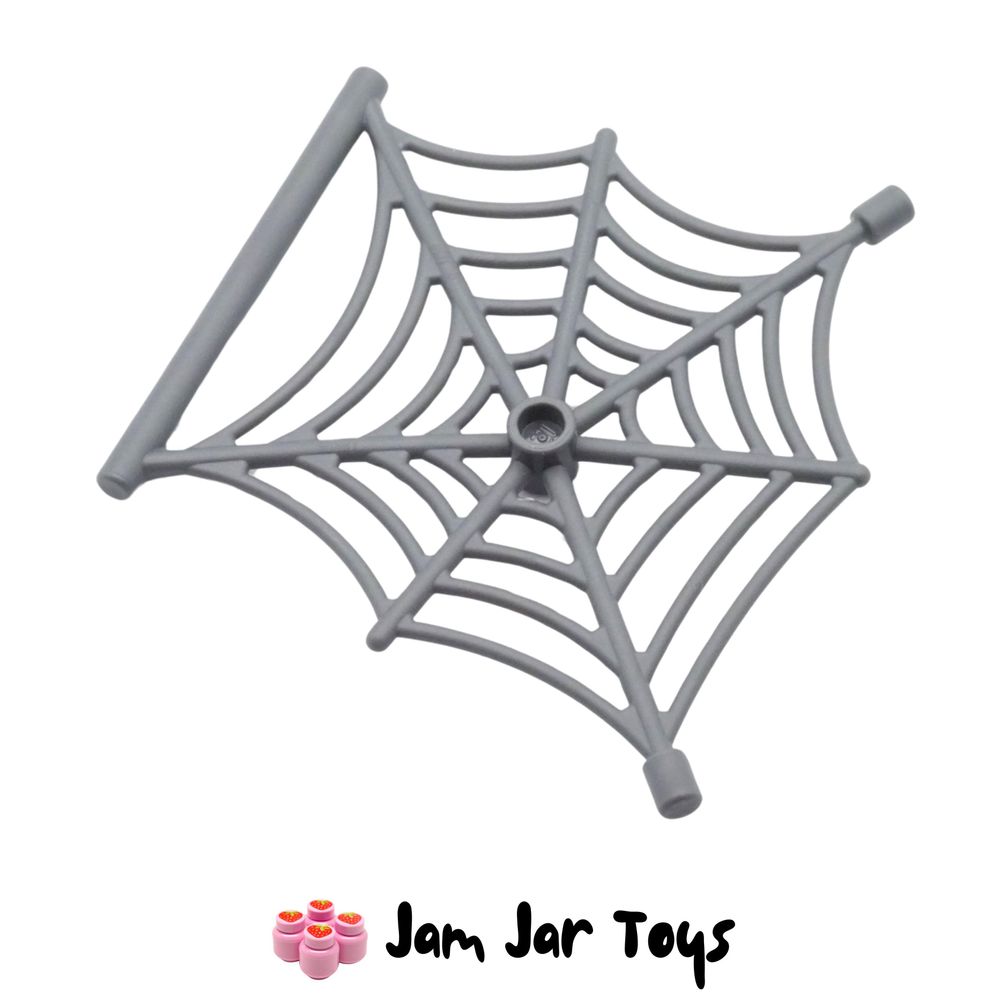 LEGO Bright Light Blue Spider Web, Hanging.