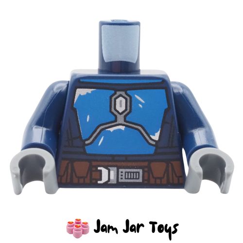 TO254 Imperial Commando Torso, Sand Blue Armour, Utility Belt, Red Markings 6497191