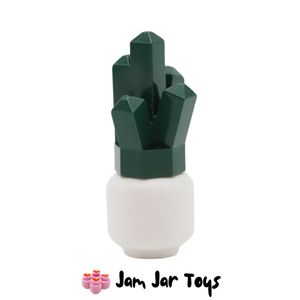 LEGO® Dark Green Jewel Rock Crystal 5 Point. J31