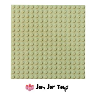 LEGO 16x16 Plate – Olive Green Building Base.