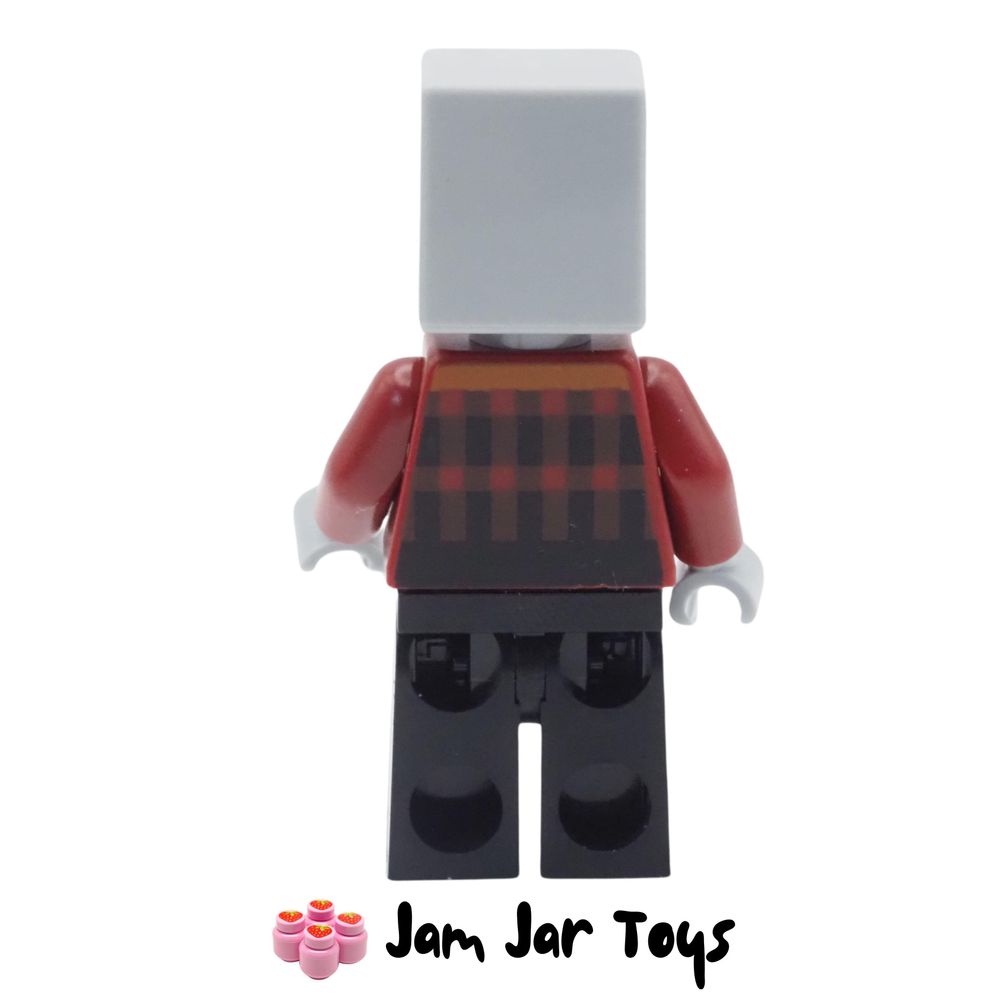 LEGO Minecraft Pillager with Black Legs & Narrow Eyes Rear View