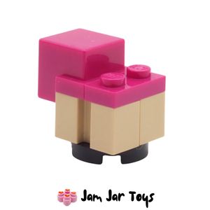 LEGO Minecraft Animal – Magenta Sheep Rear View