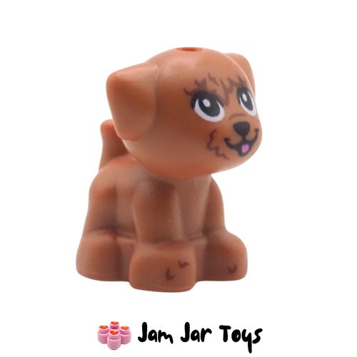 LEGO Animal – Sienna Brown Dog Puppy with Nougat Fur