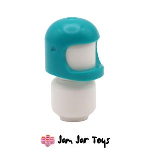 LEGO® Helmet – Dark Turquoise Classic (New Mold 2019) (6549098) HG369