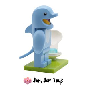 LEGO Dolphin Costume Fan Series 28 CMF Side View