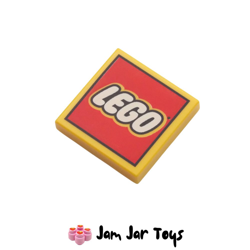 LEGO Yellow LEGO Logo 2 x 2 Tile, Typ