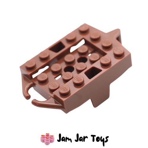 LEGO Roller Coaster Chassis 4 x 5, Reddish Brown