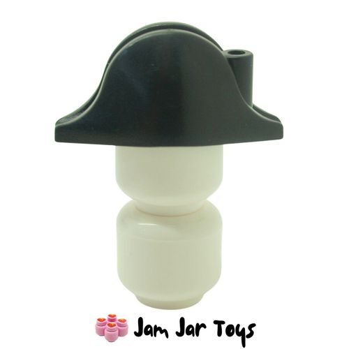 LEGO Bicorne Hat Black Front View