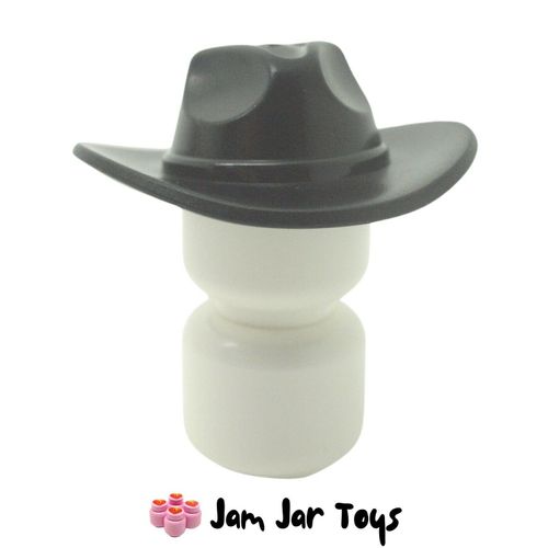 LEGO Fedora Hat Black With Wide Brim