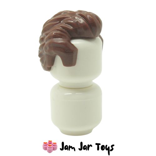 LEGO Hair Reddish Brown Short Sideburns