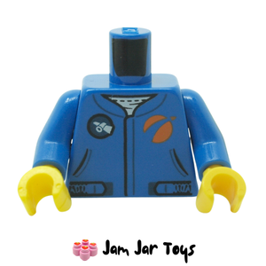 LEGO® Astronaut Torso Jacket Zipper Mars Exploration Logo T6