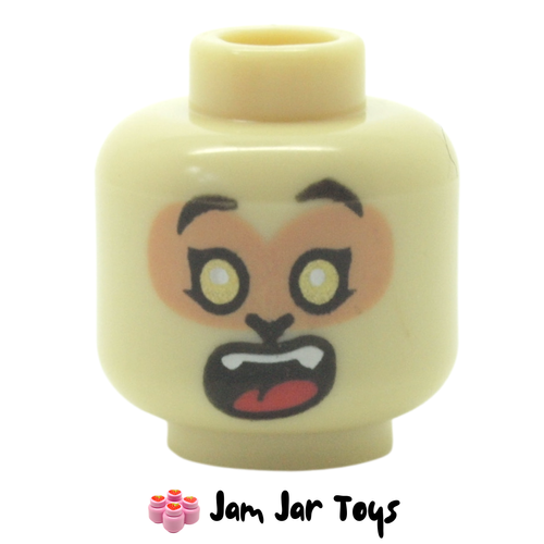 LEGO Head Medium Nougat Eye Mask Surprised