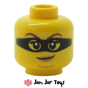 LEGO Big Betty Head Peach Lips Eye Mask