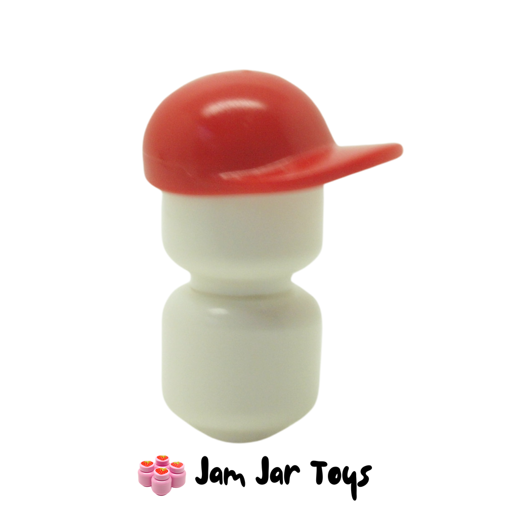 LEGO Cap Short Curved Peak, Red