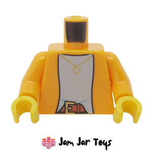 LEGO® Bright Light Orange Jacket, Light Blue Undershirt T187