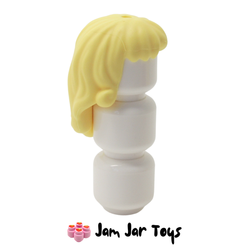 LEGO Princess Aurora Bright Light Yellow Hair Long, Curly Ends