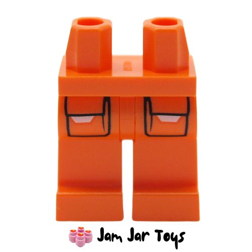 LEGO Orange Legs with Black Pockets.