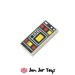 LEGO® Classic Control Panel White Tile 1 x 2 PT53