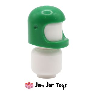 LEGO Green Helmet, Classic, New Mold 2019