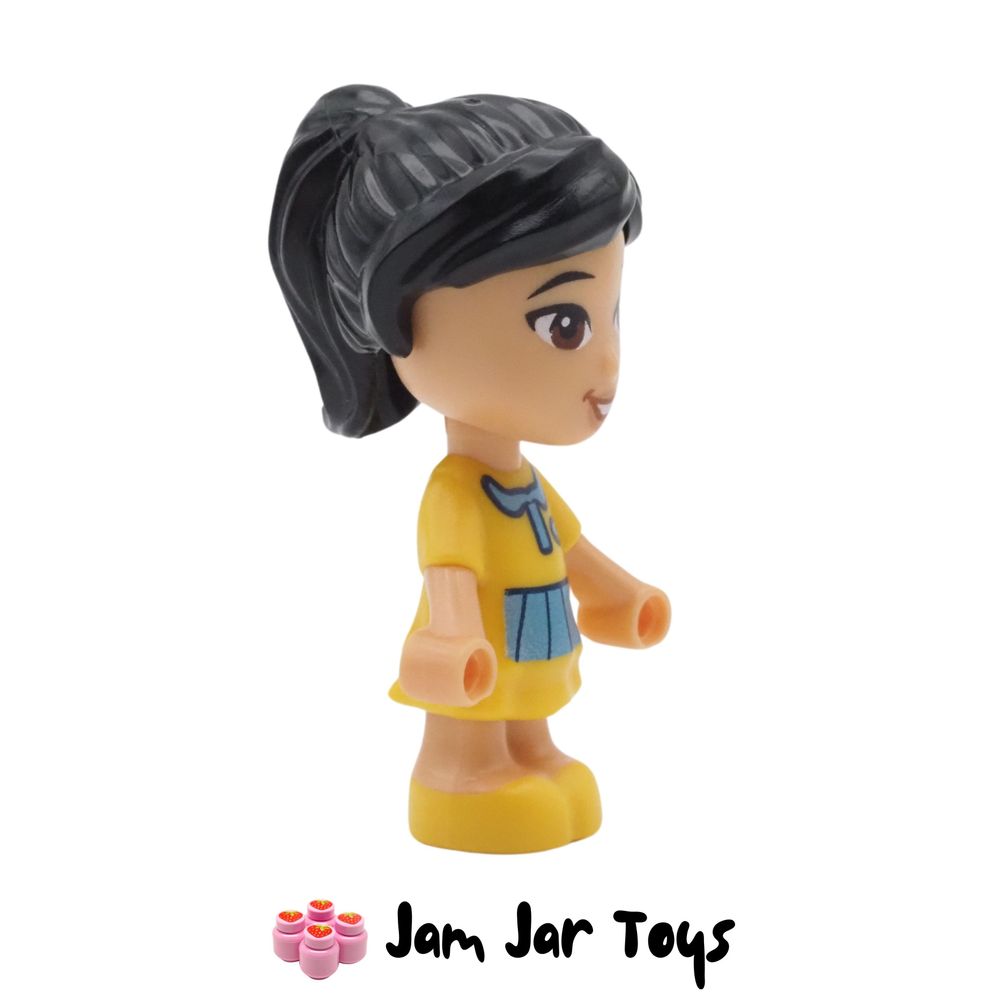 LEGO Friends Minifigure Victoria - Yellow Dress Side View
