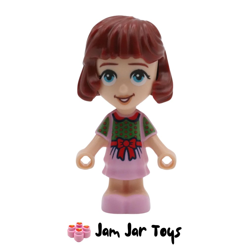 LEGO Friends Paisley Micro Doll, Pink and Green Dress.