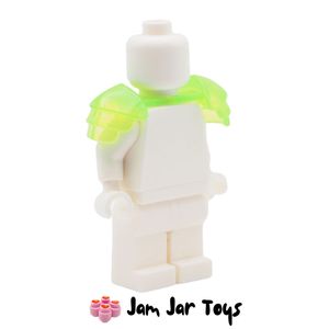 LEGO® Trans-Bright Green Shoulder Armour. A520