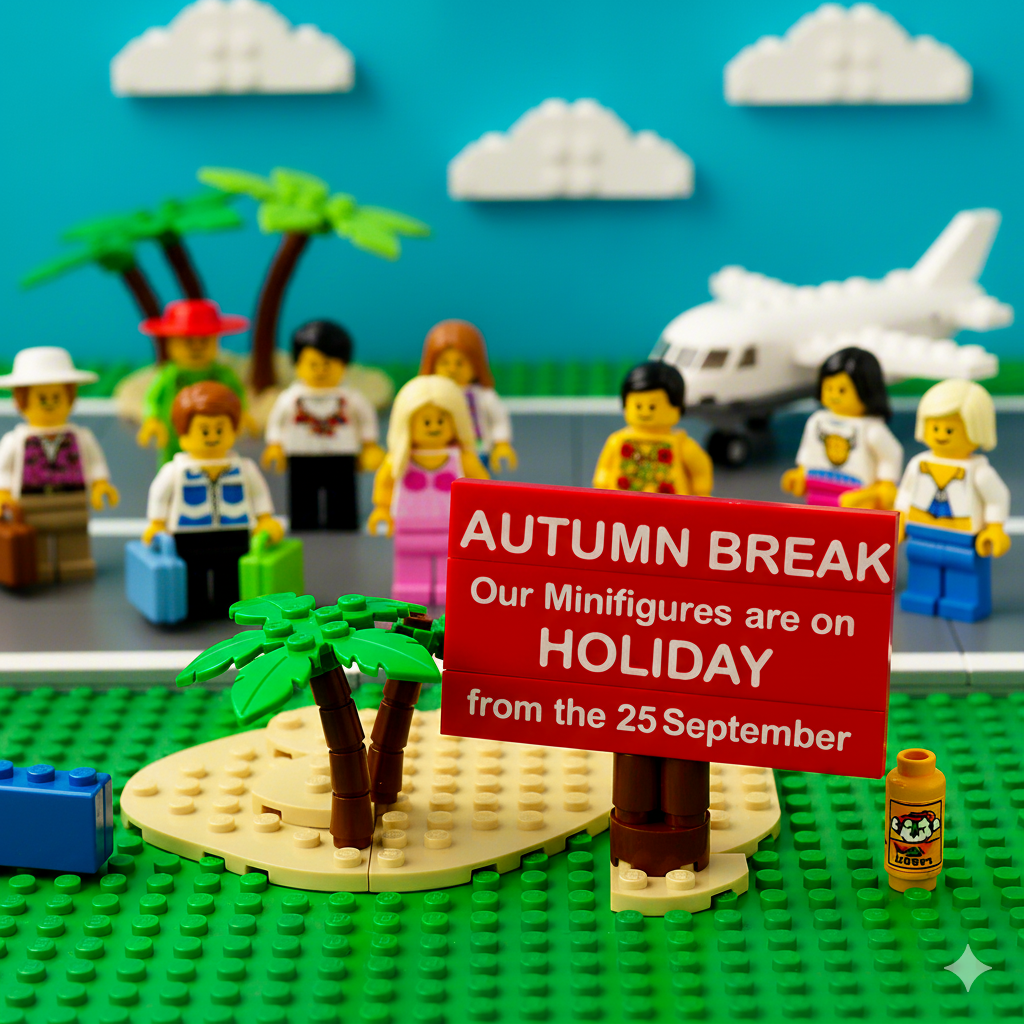 JamjarToys Autumn Break – Minifigs on Holiday!