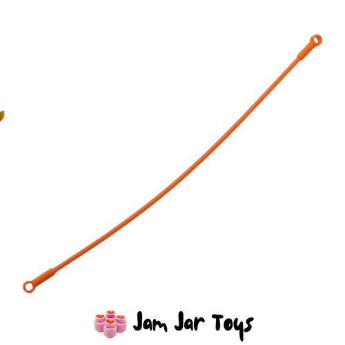 LEGO Flexible Hose / Zipline – Orange 22L with Connectors