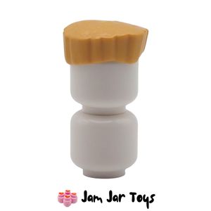 LEGO® Yellow Ochre Flat Top Short Hair, Straight Even Sides FPH248