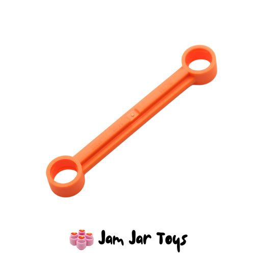 LEGO Orange Technic Link / Track Rod 1 x 6 without Stoppers