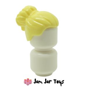 LEGO® Bright Yellow Hair Large High Bun H64