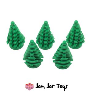 LEGO Pine Trees Small Green X5 Top View