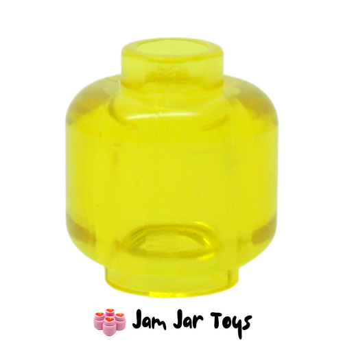 LEGO Head Plain Trans-Yellow.