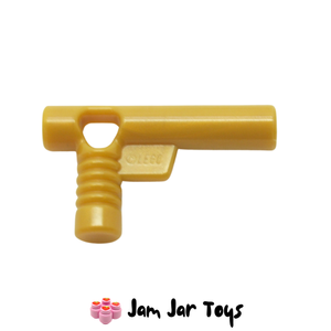LEGO® Pearl Gold Gun / Hose Nozzle with Side String Hole. W51