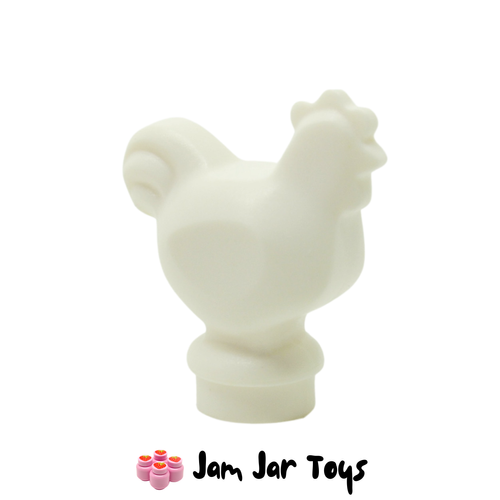 LEGO White Chicken Plain