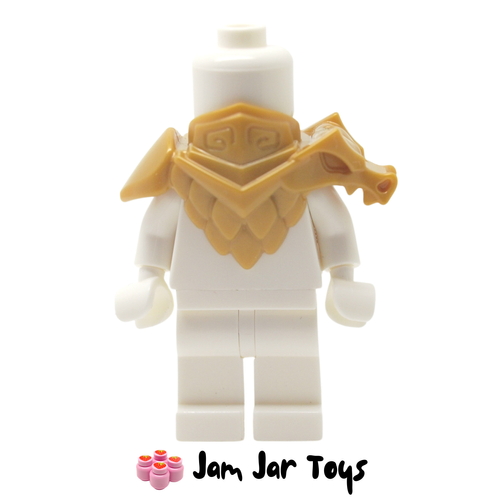 LEGO Pearl Gold Dragon Armour Chest Scales