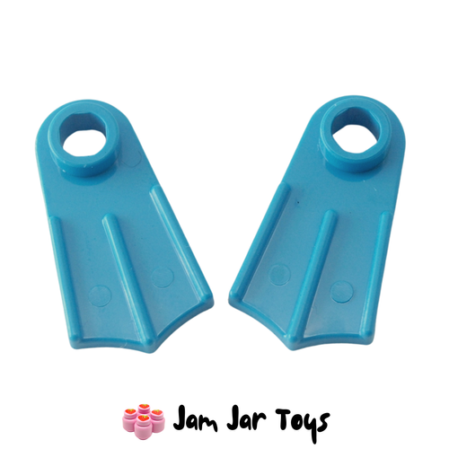 LEGO Dark Azure Flippers