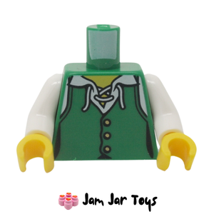 LEGO® Green Vest with White Laces T194