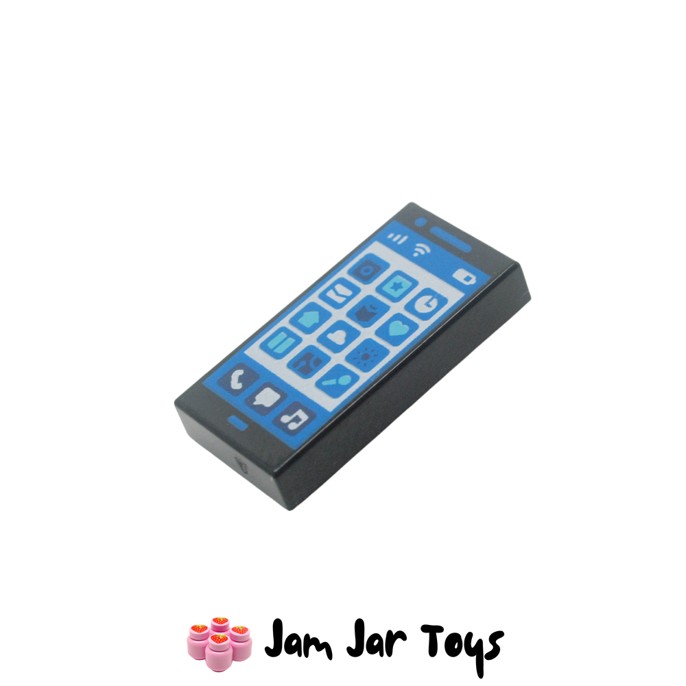 LEGO Black Smartphone With Apps on Screen