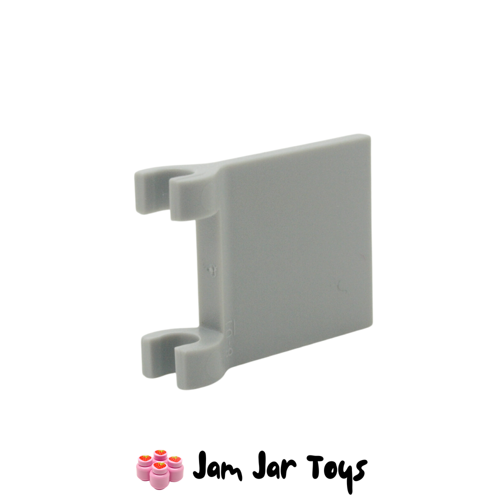 LEGO Light Bluish Grey Flag 2 x 2 Square, Flared Clip Edge