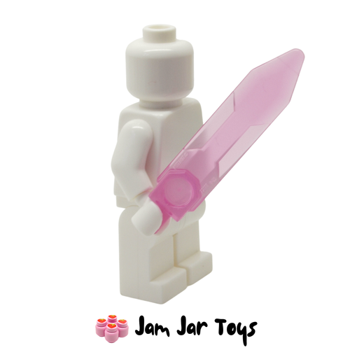 LEGO Trans-Dark Pink Sword, Blade Double Edge